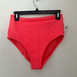 Old Navy Coral Textured Bikini Bottom